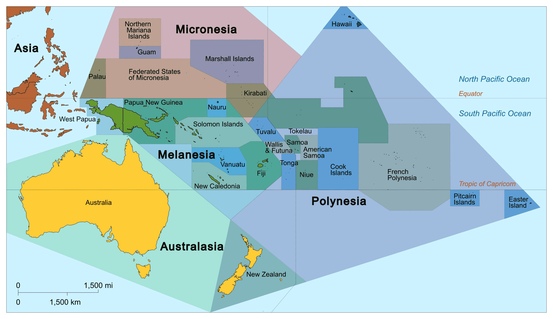 Oceania-Map-Pacific-Island-Countries-Strategic-Corporate-Services-Vanuatu Oceania-Map-Pacific-Island-Countries-@vanucorp.com-Vanuatu